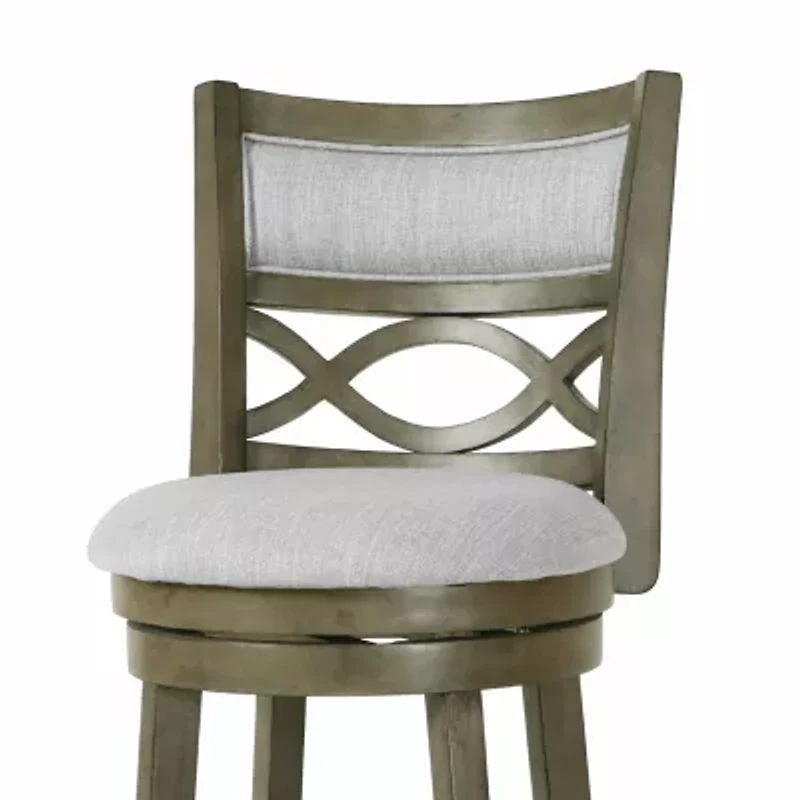 Manchester Upholstered Swivel Bar Stool