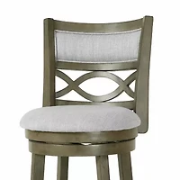 Manchester Upholstered Swivel Bar Stool