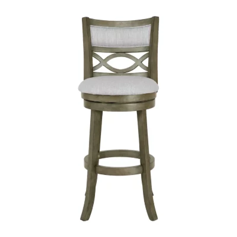 Manchester Upholstered Swivel Bar Stool