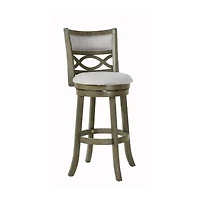 Manchester Upholstered Swivel Bar Stool