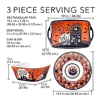 Certified International Hocus Pocus 3-pc. Serving Set