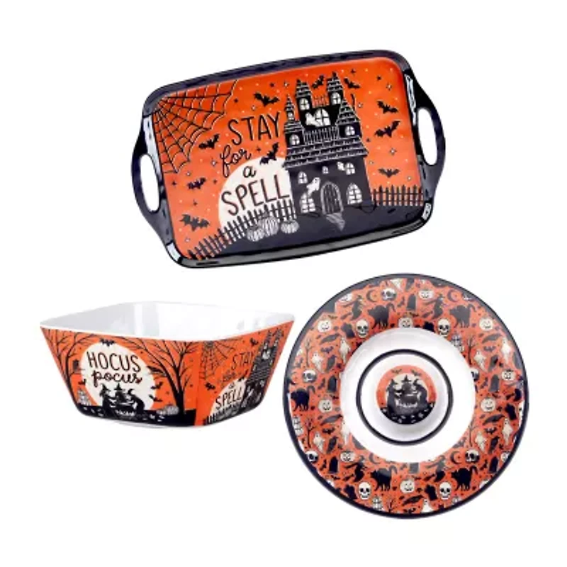 Certified International Hocus Pocus 3-pc. Serving Set