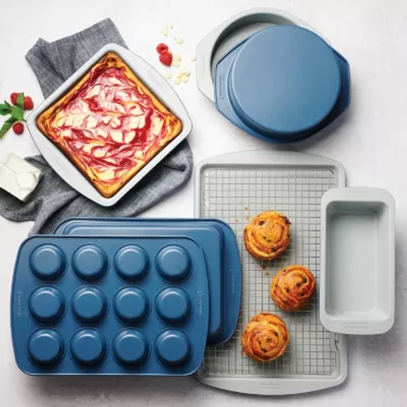 Tramontina Rise 8-pc. Cookie Sheet and Cooling Rack Set