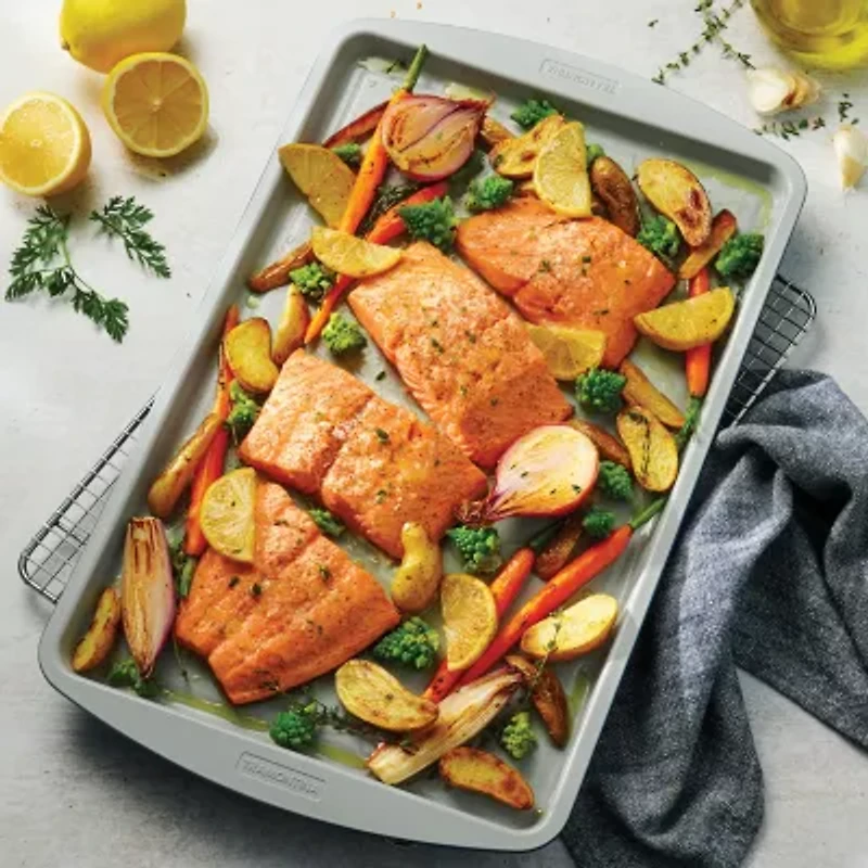 Tramontina Rise 3-pc. Cookie Sheet and Cooling Rack Set