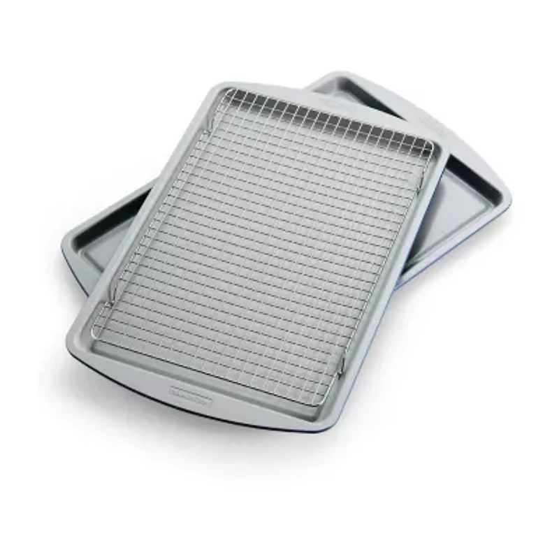 Tramontina Rise 3-pc. Cookie Sheet and Cooling Rack Set