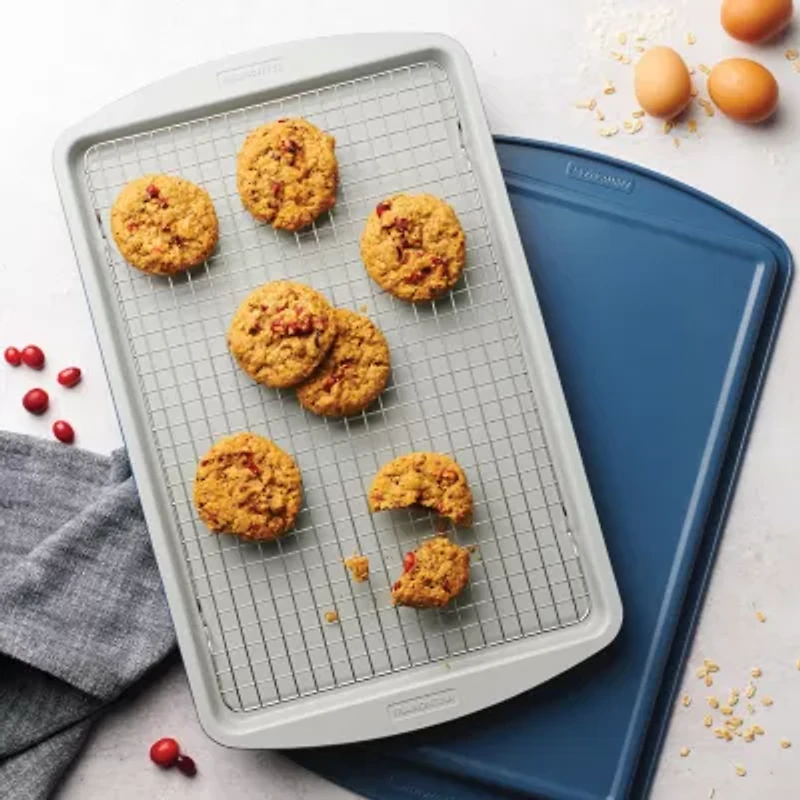 Tramontina Rise 3-pc. Cookie Sheet and Cooling Rack Set