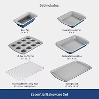 Tramontina Rise 6-pc. Cookie Sheet and Cooling Rack Set