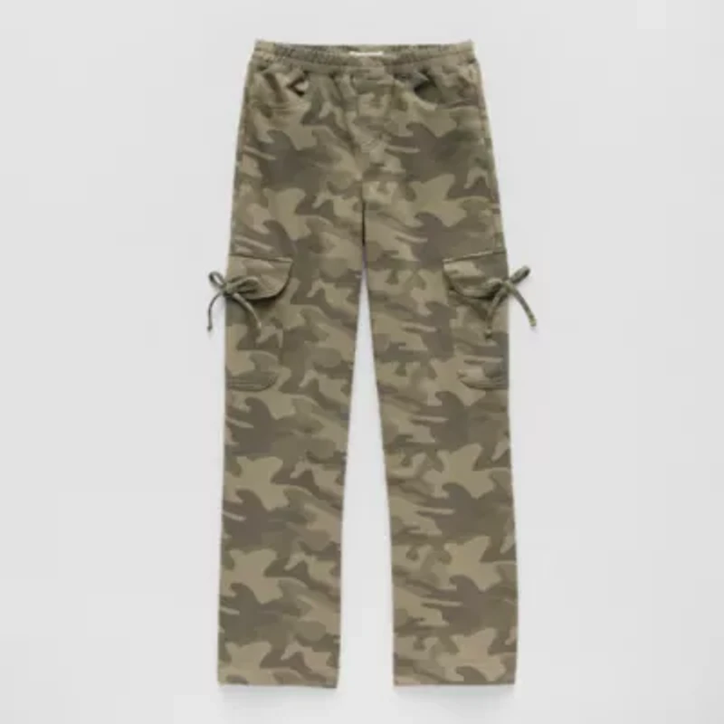 Vanilla Star Big Kid Girls Wide Leg Cargo Pant