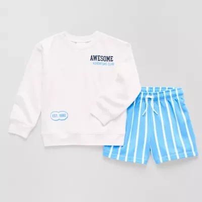 Okie Dokie Toddler & Little Boys 2-pc. Short Set