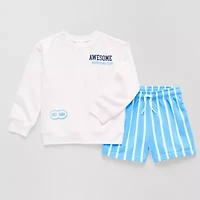 Okie Dokie Toddler & Little Boys 2-pc. Short Set