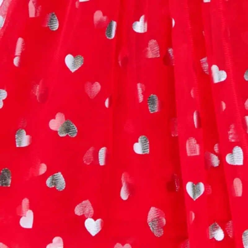 Okie Dokie Toddler & Little Girls Short Sleeve Tutu Dress