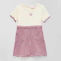 Little Lass Toddler Girls Dress Set