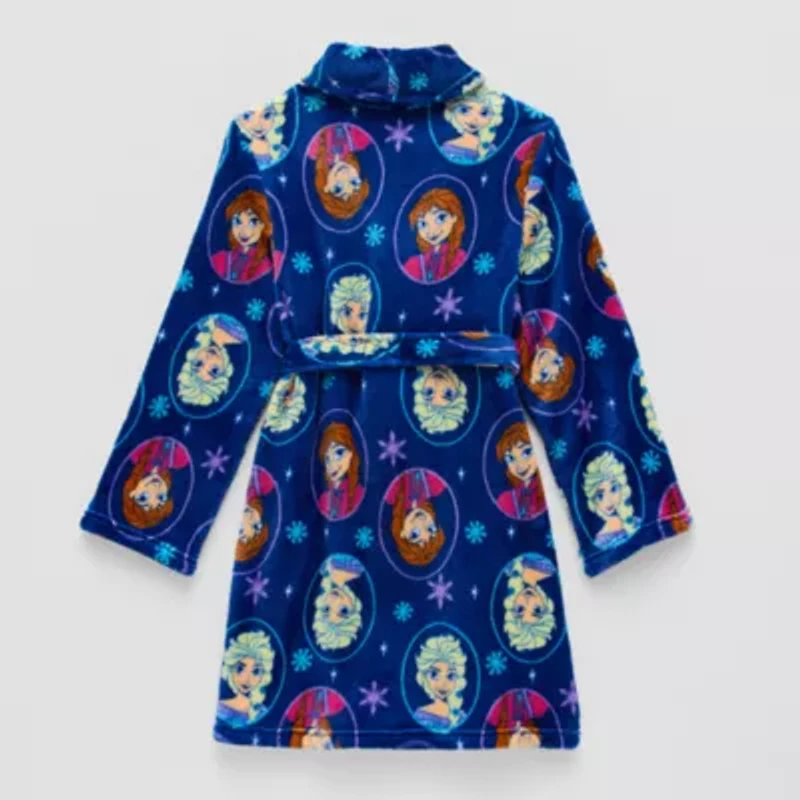 Disney Collection Little & Big Kid Girls Knee Length Long Sleeve Frozen Robe