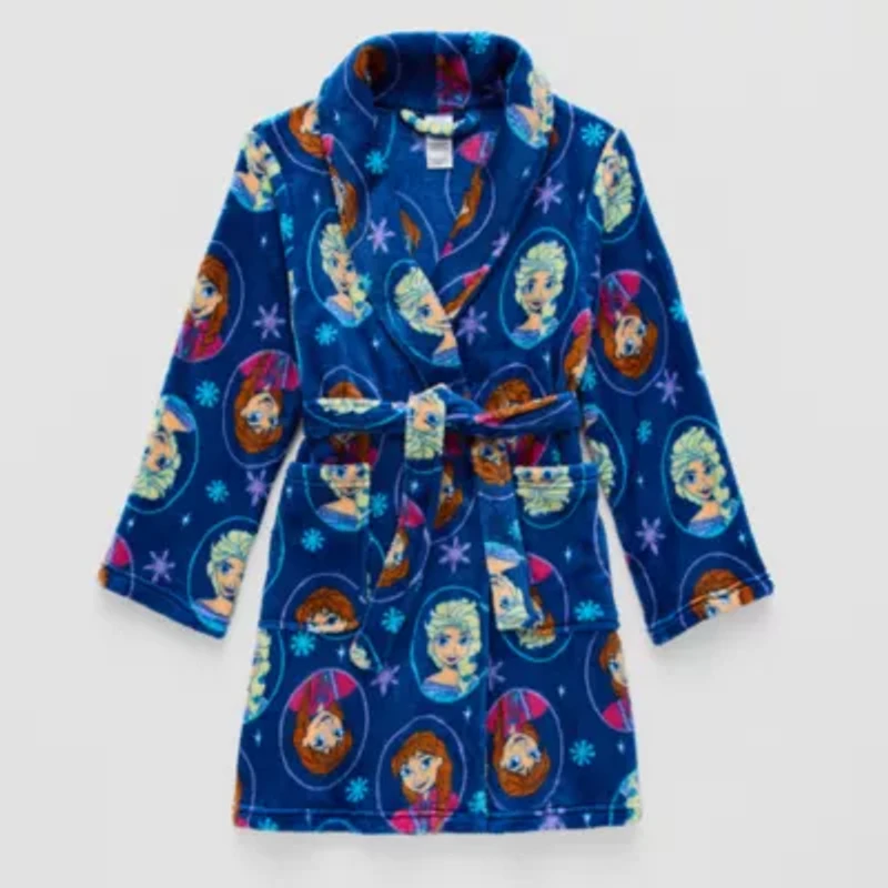 Disney Collection Little & Big Kid Girls Knee Length Long Sleeve Frozen Robe