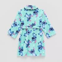 Disney Collection Toddler Girls Knee Length Long Sleeve Lilo & Stitch Robe