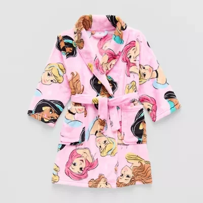 Disney Collection Toddler Girls Knee Length Long Sleeve Princess Robe