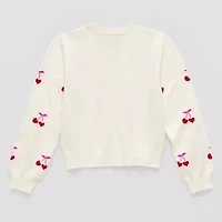 Thereabouts Little & Big Kid Girls Long Sleeve Button Cardigan