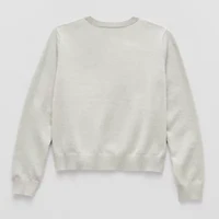 Thereabouts Little & Big Kid Girls Round Neck Long Sleeve Pullover Sweater