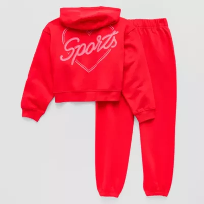 Xersion Fleece Little & Big Kid Girls 2-pc. Pant Set