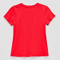 Xersion Little & Big Kid Girls Crew Neck Short Sleeve Regular Fit Graphic T-Shirt