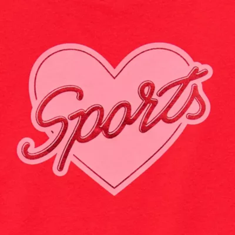 Xersion Little & Big Kid Girls Crew Neck Short Sleeve Regular Fit Graphic T-Shirt