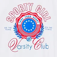 Xersion Little & Big Kid Girls Crew Neck Short Sleeve Regular Fit Graphic T-Shirt