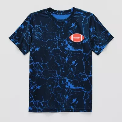 Xersion Little & Big Kid Boys Crew Neck Short Sleeve Regular Fit Graphic T-Shirt