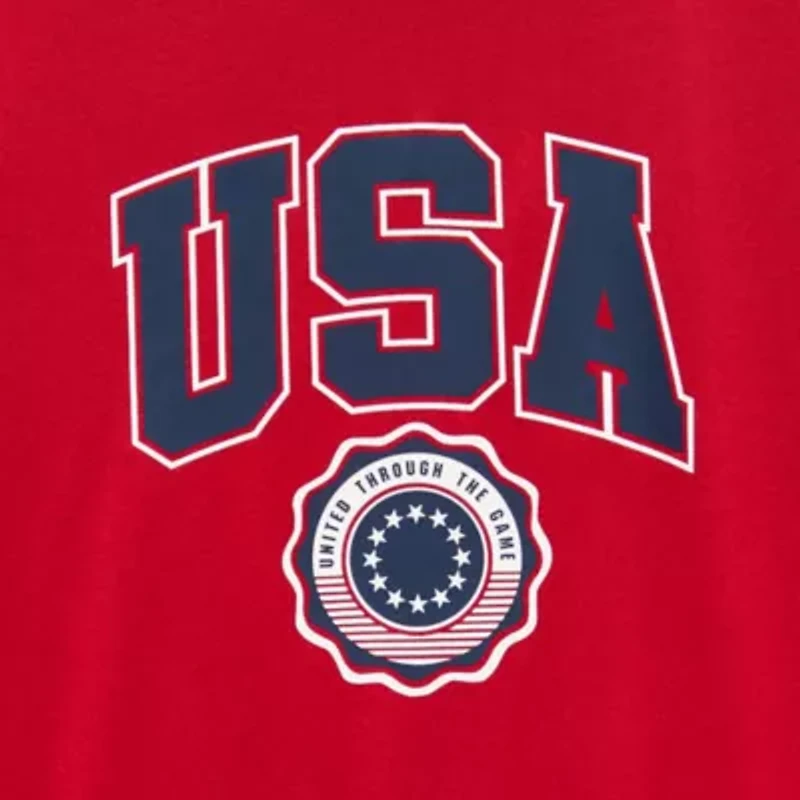 Xersion Little & Big Kid Boys Crew Neck Short Sleeve Regular Fit Graphic T-Shirt