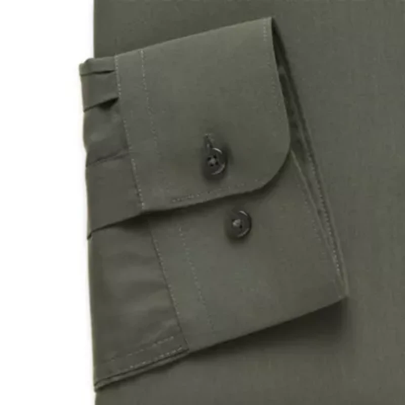 U.S. Polo Assn. Mens Slim Fit Stretch Fabric Long Sleeve Dress Shirt