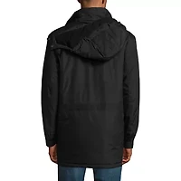 Victory Mens Hooded Midweight Big and Tall Overcoat