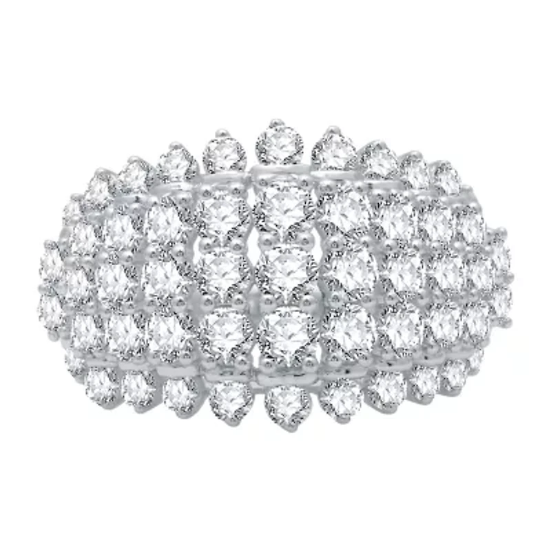 Womens 2 CT. T.W. Natural White Diamond 10K Gold Cocktail Ring