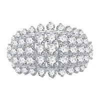 Womens 2 CT. T.W. Natural White Diamond 10K Gold Cocktail Ring