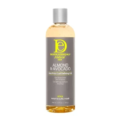 Design Essentials Almond & Avocado Anti Frizz Curl Defining Hair Gel 12 oz.