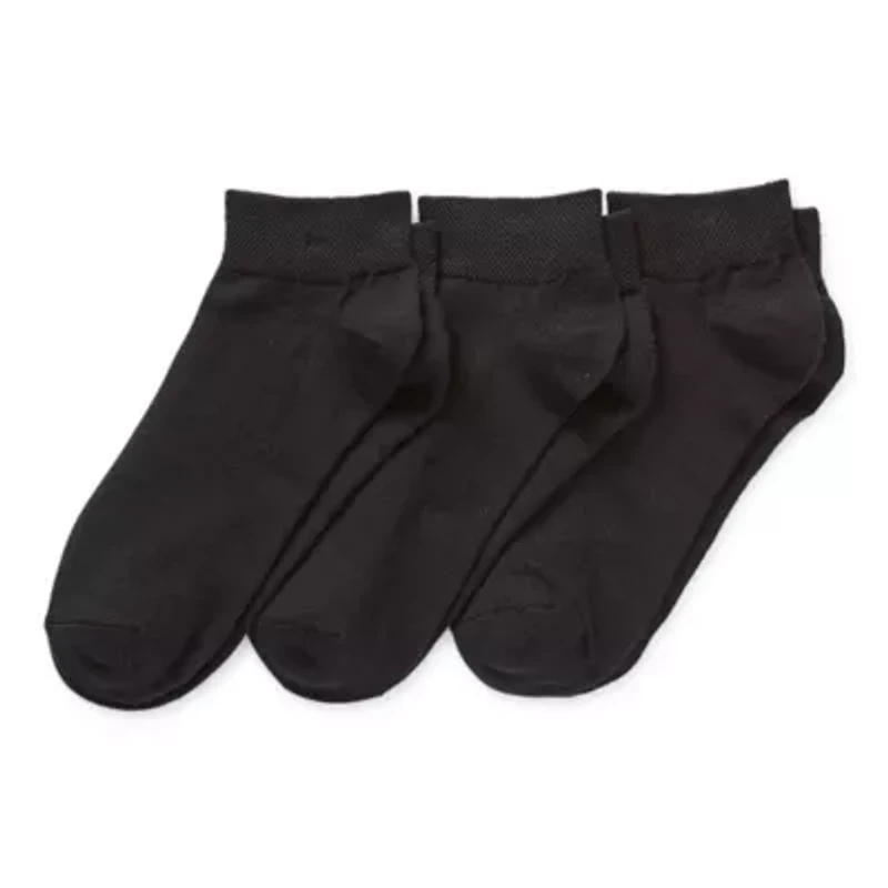 Mixit Womens 3 Pair Low Cut Socks