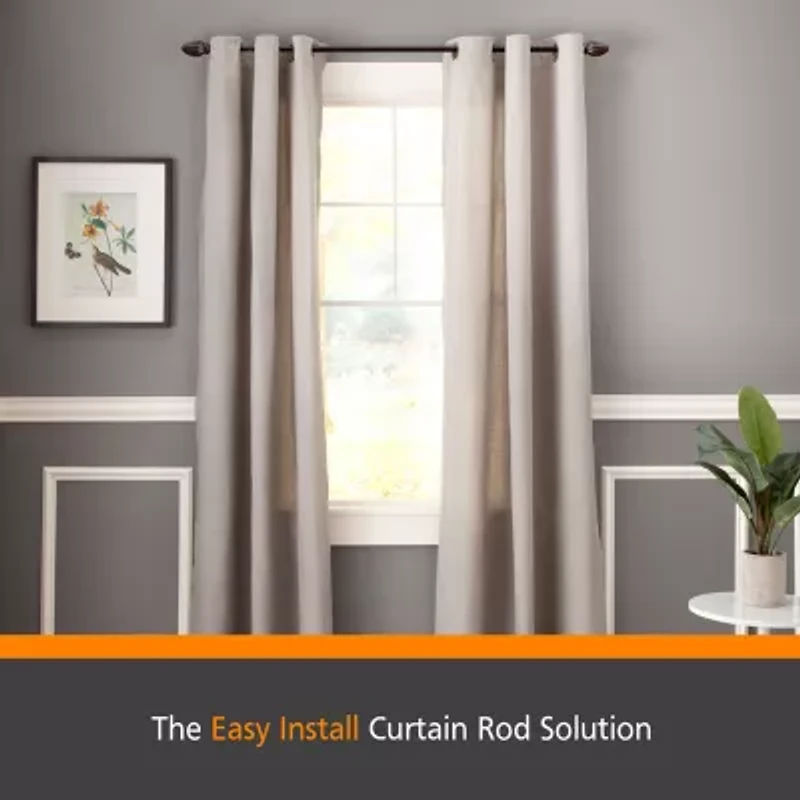 Kenney® Fast Fit™ Easy Install Bailey Curtain Rod