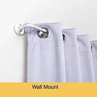 Kenney Adler Indoor/Outdoor Wrap Around 5/8 Adjustable Curtain Rod