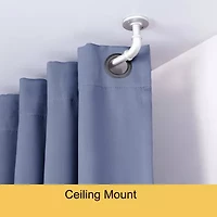 Kenney Adler Indoor/Outdoor Wrap Around 5/8 Adjustable Curtain Rod