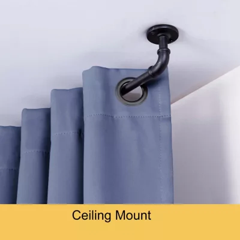 Kenney Adler Indoor/Outdoor Wrap Around 5/8 Adjustable Curtain Rod