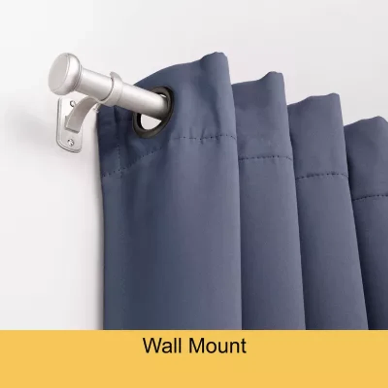 Kenney Weaver Indoor/Outdoor Rust-Resistant 1 Adjustable Curtain Rod