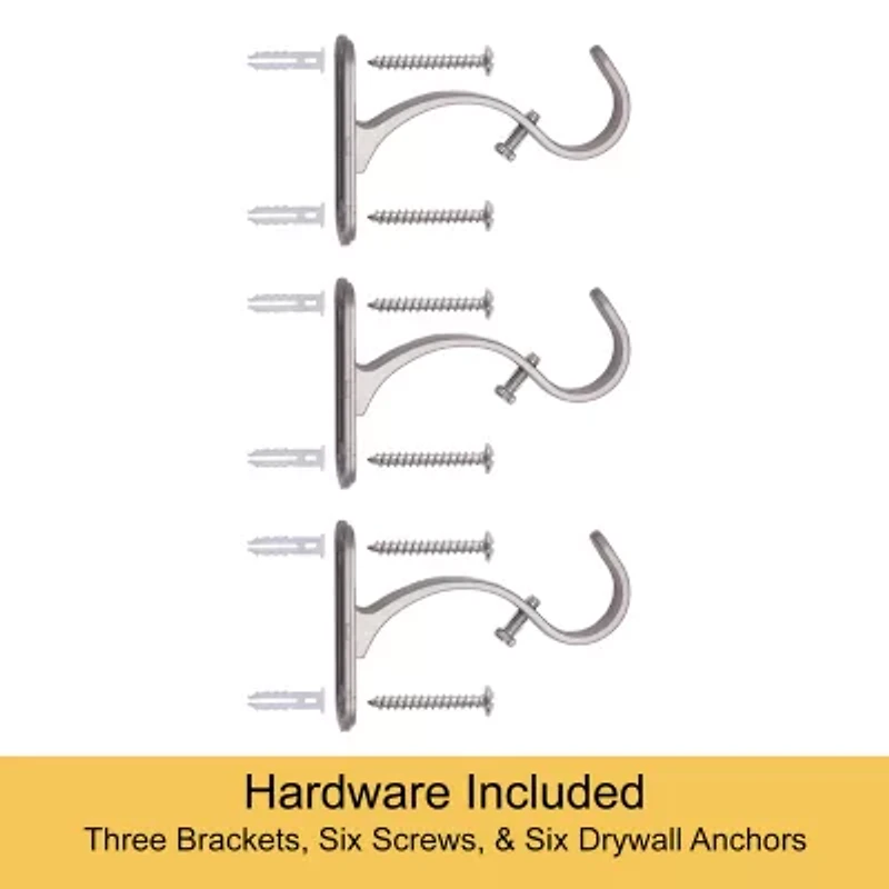 Kenney Weaver Indoor/Outdoor Rust-Resistant 1 Adjustable Curtain Rod