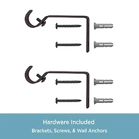 Kenney Cage 5/8 Adjustable Curtain Rod