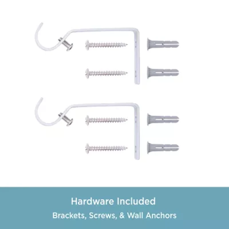 Kenney Cage 5/8 Adjustable Curtain Rod