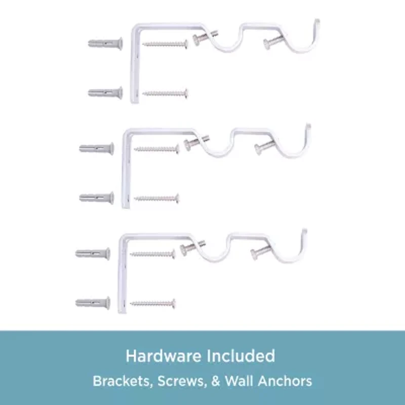 Kenney 5/8 Double Conversion Kit Curtain Rod