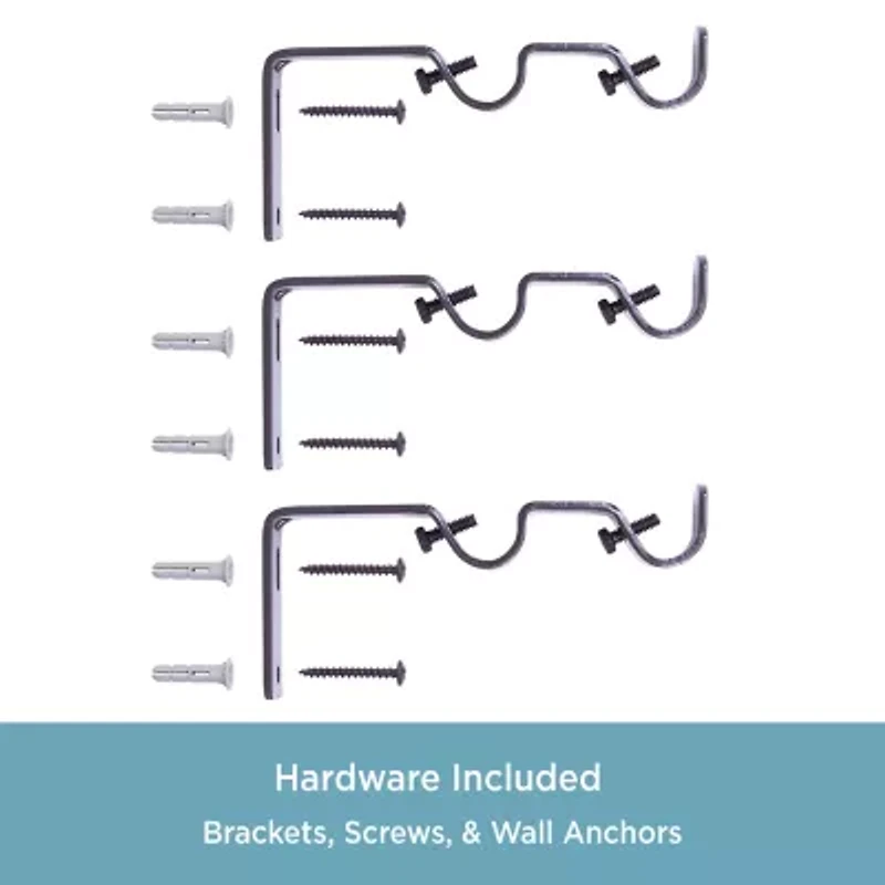 Kenney 5/8 Double Conversion Kit Curtain Rod