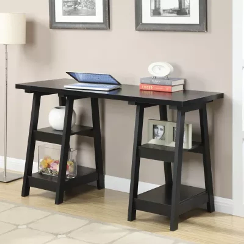 Designs 2 Go Double Trestle Desk