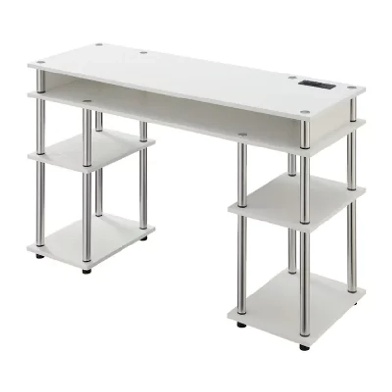 Designs 2 Go Desk with Charging Station