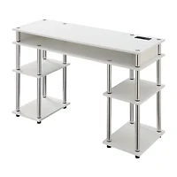 Designs 2 Go Desk with Charging Station