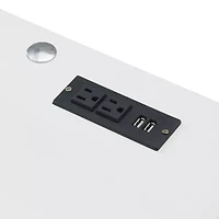 Designs 2 Go Desk with Charging Station