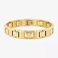 Mens Stainless Steel Tungsten 8 3/4 Inch Link Bracelet