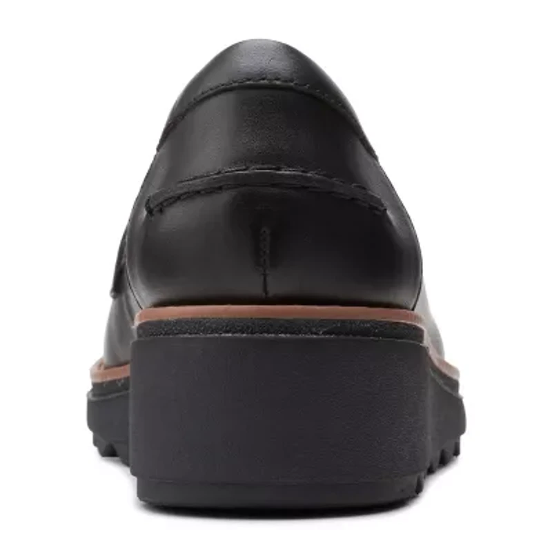 Clarks Sharon Gracie Womens Round Closed Toe Loafers